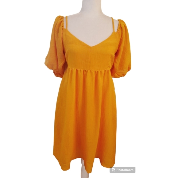 New MOULINETTE SOEURS CARINA OPEN-SHOULDER DRESS Size XS - Picture 2 of 12